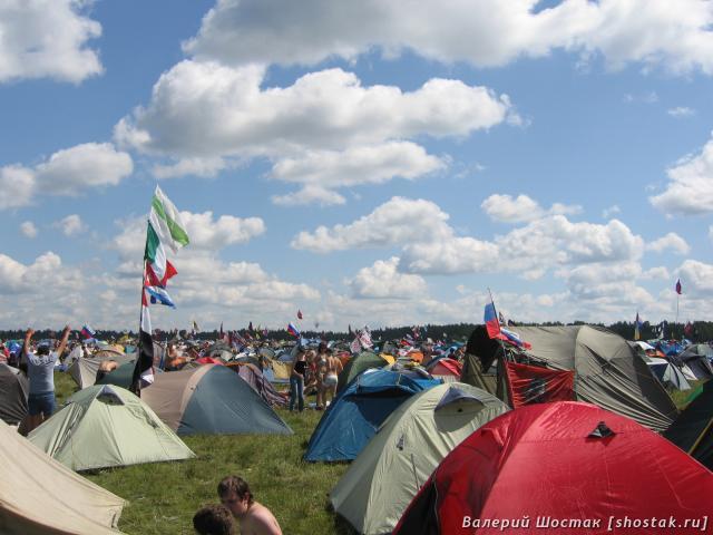 Палаточный городок «Нашествия 2009»
